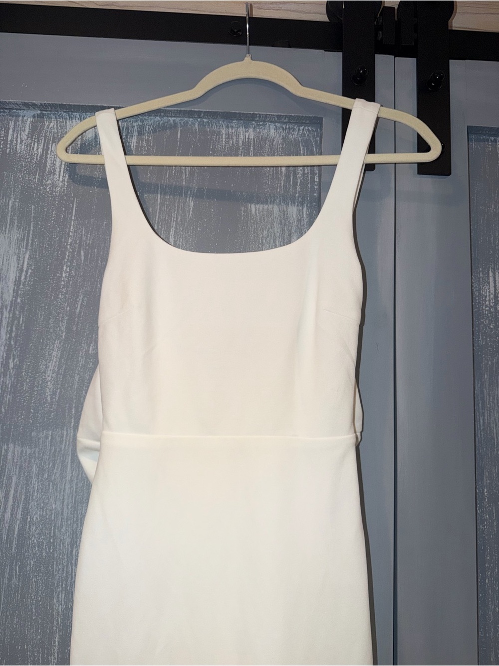 Lulus White Open Back Bow Mermaid Maxi Gown S NWOT Bridal Wedding Formal - Picture 5 of 10